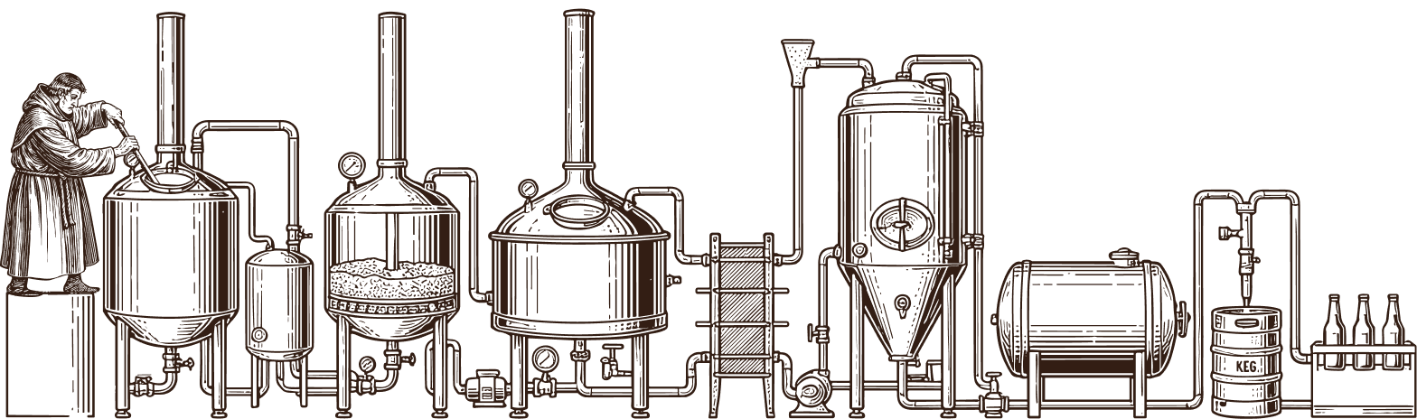 Les six étapes de fabrication de la bière monastique